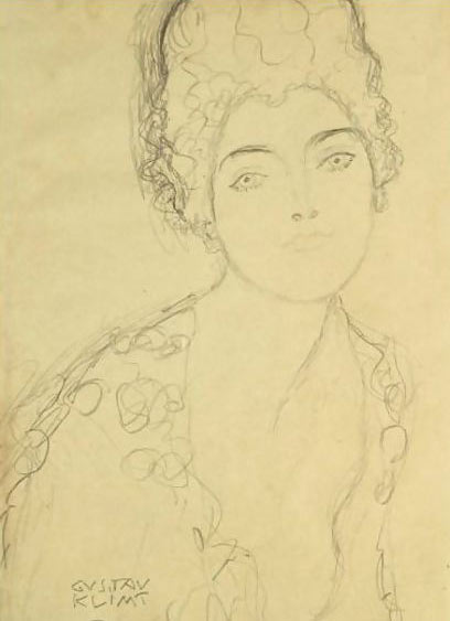 Büste einer Dame Gustav Klimt